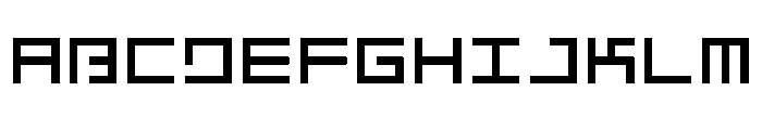 LEZENFloor Floor07 Font UPPERCASE