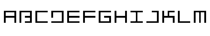 LEZENFloor Floor08 Font UPPERCASE