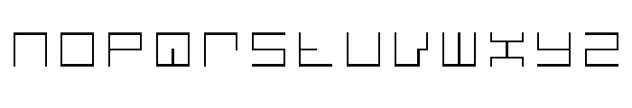 LEZENFloor Floor10 Font LOWERCASE