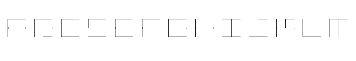 LEZENFloor Floor11 Font UPPERCASE