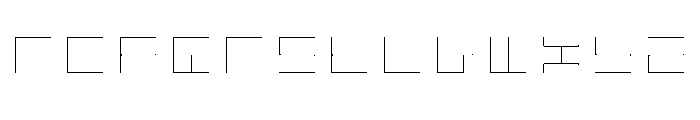 LEZENFloor Floor11 Font LOWERCASE
