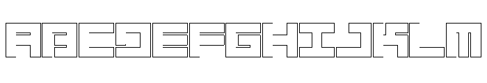 LEZENGlow Glow02 Font UPPERCASE