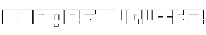 LEZENGlow Glow02 Font UPPERCASE