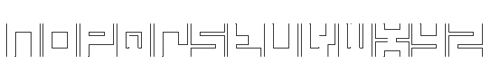 LEZENGlow Glow03 Font LOWERCASE
