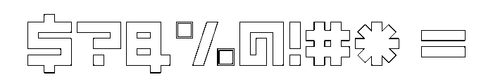 LEZENGlow Glow04 Font OTHER CHARS