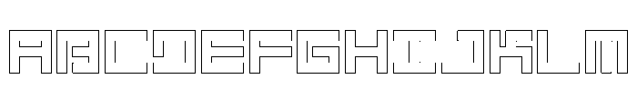 LEZENGlow Glow04 Font UPPERCASE