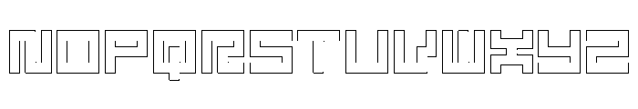LEZENGlow Glow04 Font UPPERCASE