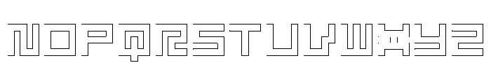 LEZENGlow Glow05 Font UPPERCASE
