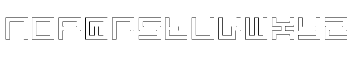 LEZENGlow Glow06 Font LOWERCASE