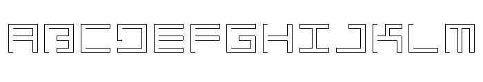 LEZENGlow Glow07 Font UPPERCASE