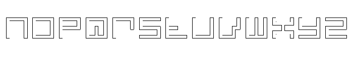 LEZENGlow Glow07 Font LOWERCASE