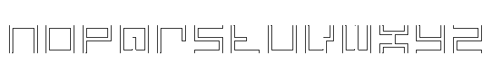 LEZENGlow Glow08 Font LOWERCASE