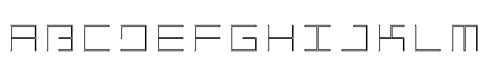 LEZENGlow Glow10 Font UPPERCASE
