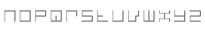 LEZENGlow Glow10 Font LOWERCASE