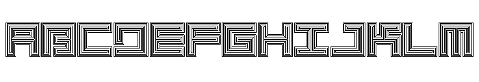 LEZENOptical Optical02 Font UPPERCASE