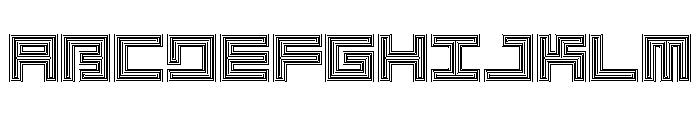 LEZENOptical Optical03 Font UPPERCASE