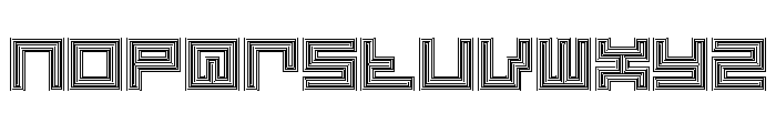 LEZENOptical Optical03 Font LOWERCASE