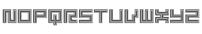 LEZENOptical Optical04 Font UPPERCASE