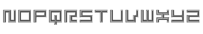 LEZENOptical Optical06 Font UPPERCASE