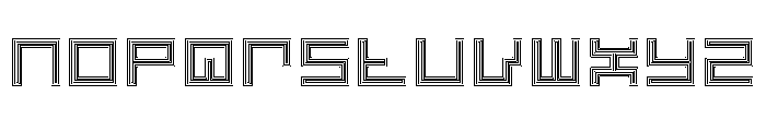 LEZENOptical Optical06 Font LOWERCASE