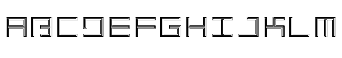 LEZENOptical Optical07 Font UPPERCASE