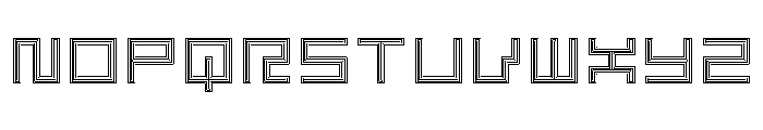 LEZENOptical Optical07 Font UPPERCASE