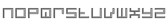LEZENOptical Optical07 Font LOWERCASE