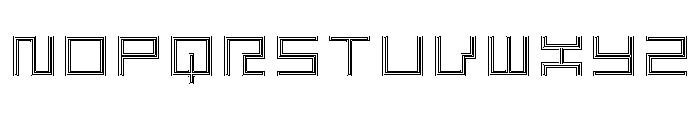 LEZENOptical Optical08 Font UPPERCASE