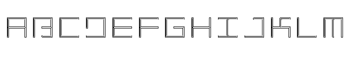 LEZENOptical Optical09 Font UPPERCASE