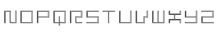 LEZENOptical Optical09 Font UPPERCASE