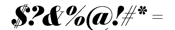Le Jeune Deck Black Italic Font OTHER CHARS