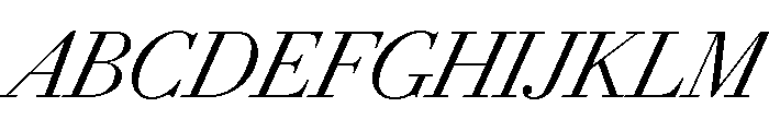 Le Jeune Deck Light Italic Font UPPERCASE