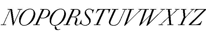Le Jeune Deck Light Italic Font UPPERCASE
