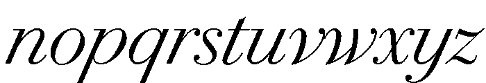 Le Jeune Deck Light Italic Font LOWERCASE