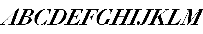 Le Jeune Deck Medium Italic Font UPPERCASE
