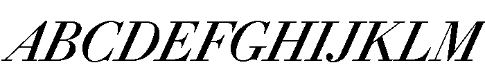 Le Jeune Deck Regular Italic Font UPPERCASE
