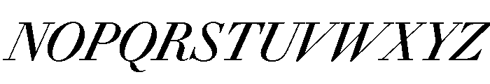Le Jeune Deck Regular Italic Font UPPERCASE
