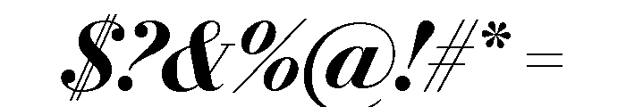 Le Jeune Deck Semibold Italic Font OTHER CHARS