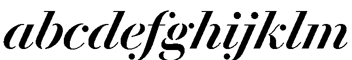 Le Jeune Deck Stencil Italic FONT