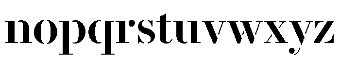 Le Jeune Deck Stencil Font LOWERCASE