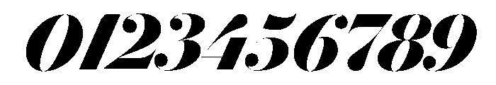 Le Jeune Hairline Black Italic Font OTHER CHARS