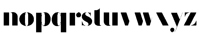 Le Jeune Hairline Black Font LOWERCASE