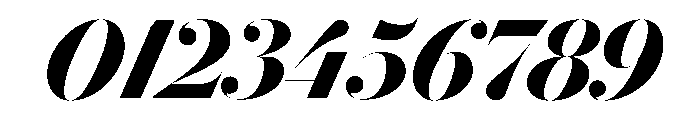 Le Jeune Hairline Bold Italic Font OTHER CHARS