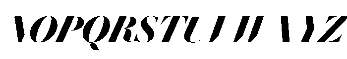 Le Jeune Hairline Bold Italic Font UPPERCASE