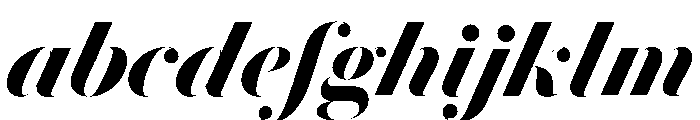 Le Jeune Hairline Bold Italic FONT