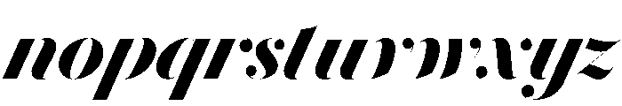 Le Jeune Hairline Bold Italic Font LOWERCASE