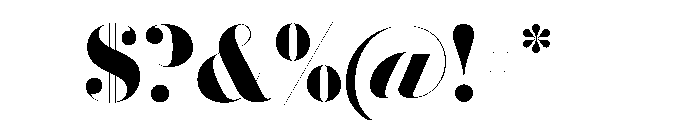 Le Jeune Hairline Bold Font OTHER CHARS