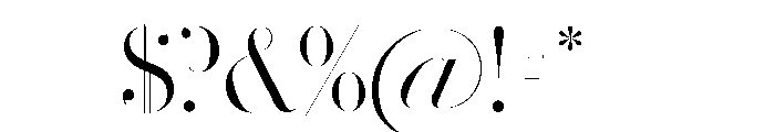 Le Jeune Hairline Light Font OTHER CHARS