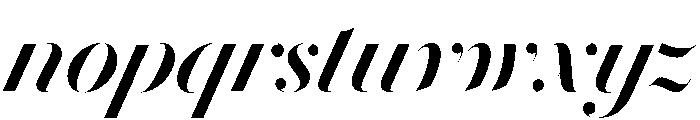 Le Jeune Hairline Medium Italic Font LOWERCASE