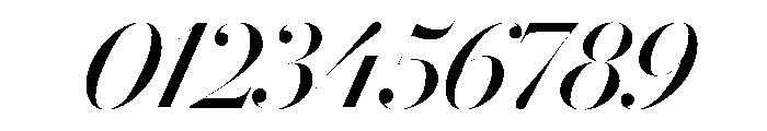 Le Jeune Hairline Regular Italic Font OTHER CHARS